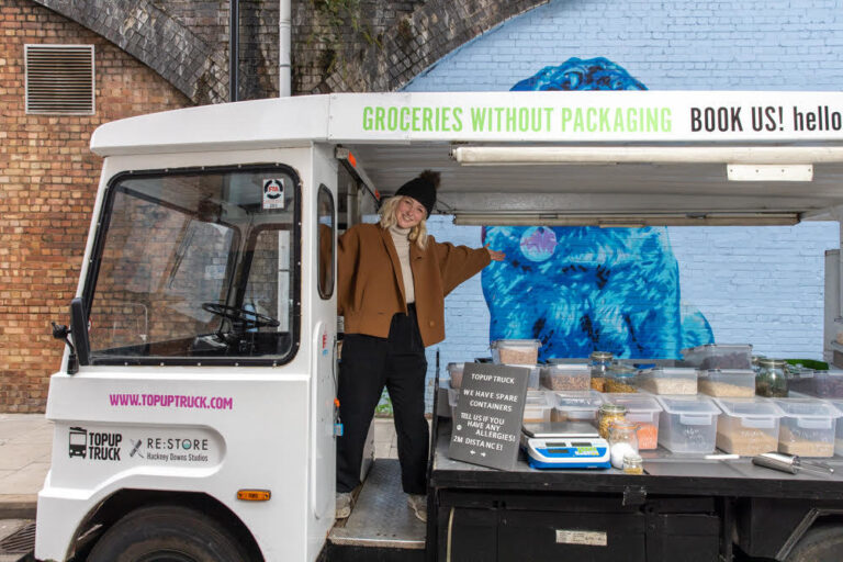 A London Woman’s startup chases ‘Zero-waste’ on a Retro styled Milk Truck