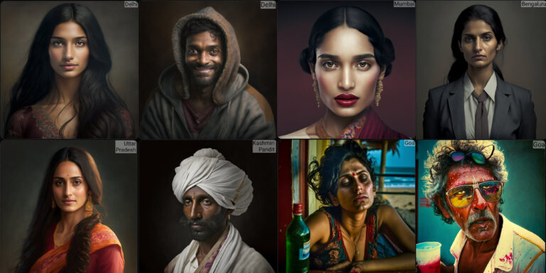 <strong>AI creates Stereotypical Faces of Indian Men and Women from Each of its State</strong>