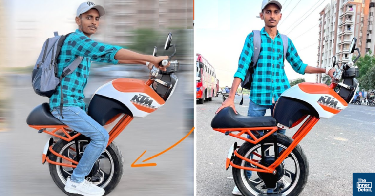 <strong>Indian YouTuber made a Single-wheeled & Self-Balancing KTM Bike: Watch</strong>