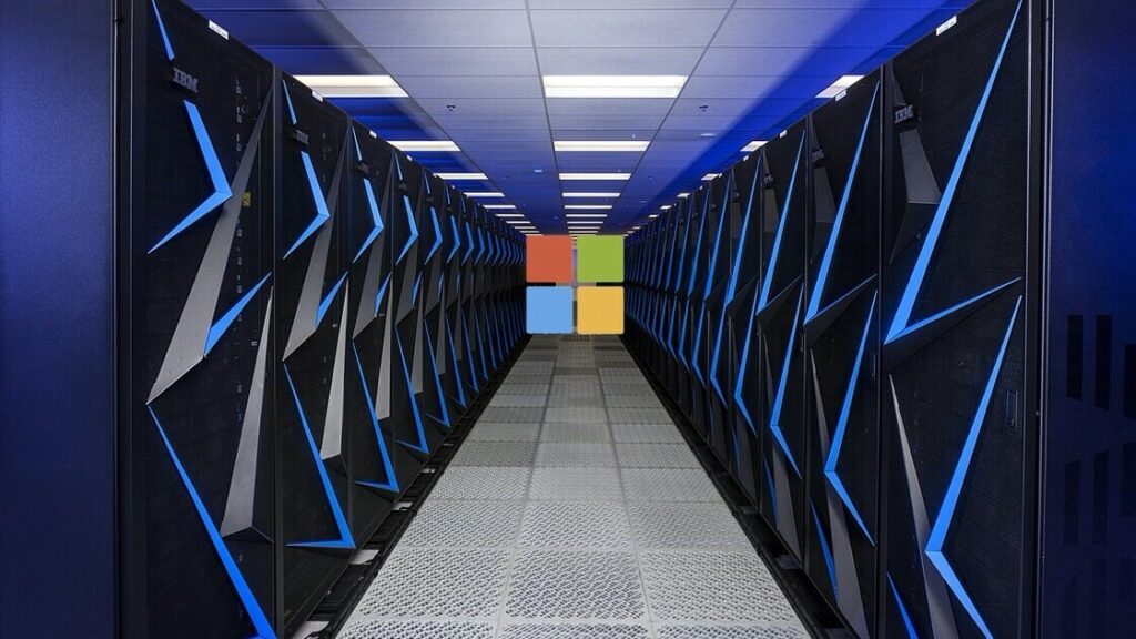 Microsoft Supercomputer.