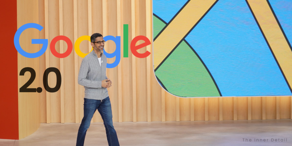 Sundar Pichai in Google I/O event