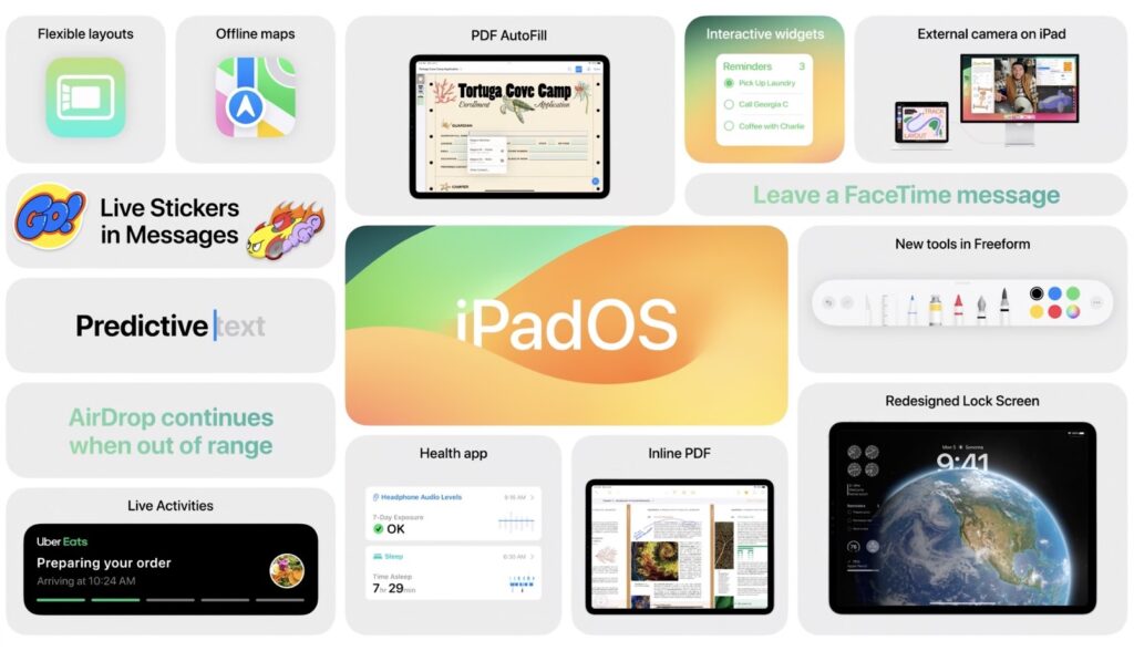 iPadOS 17 - New features