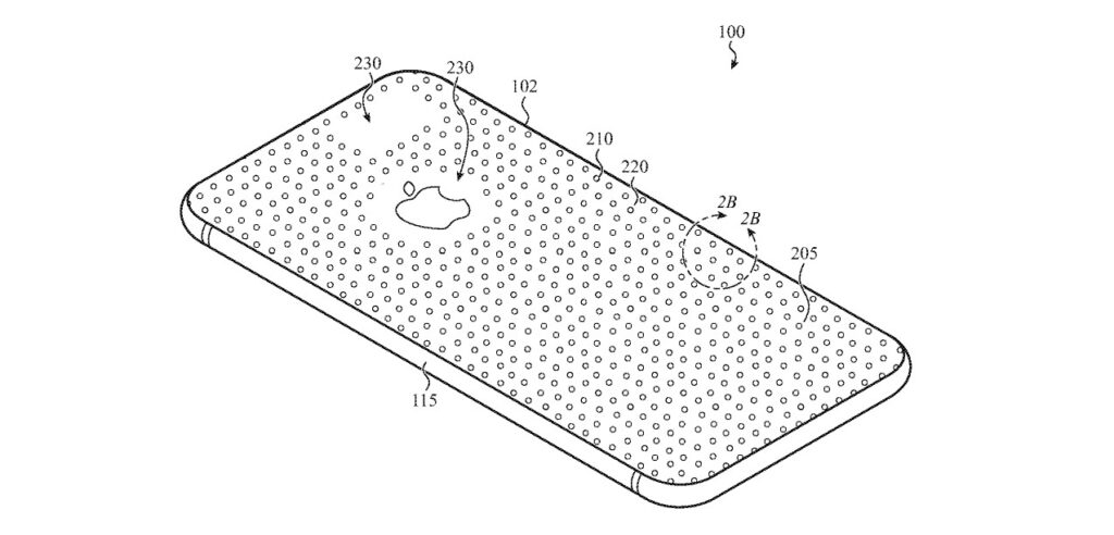 iPhone back panel patent