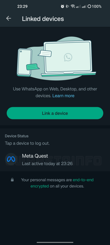 WhatsApp in Virtual Reality - Quest Headset