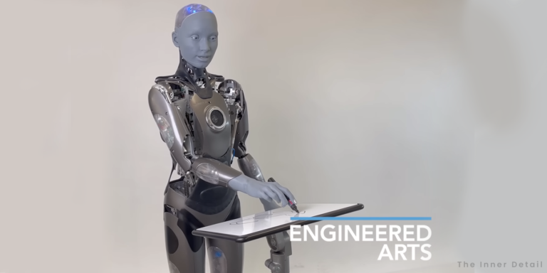 <strong>Watch: Humanoid Robot Ameca uses AI for drawing a Cat on a board like a Child</strong>