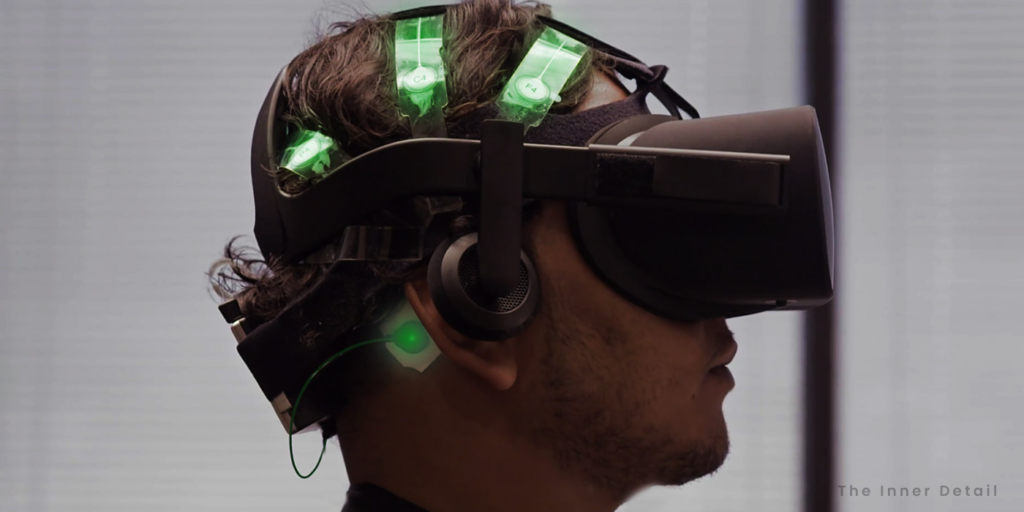 VR headset that can measure brain activity
