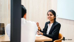 Student in Campus Interview