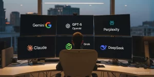 Gemini vs ChatGPT vs Perplexity vs Claude vs Grok vs DeepSeek