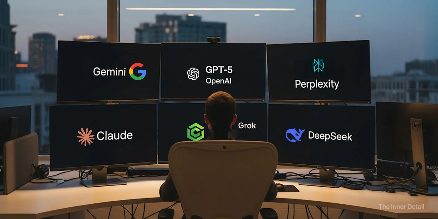 Gemini vs ChatGPT vs Perplexity vs 3 more AI models: Everything Compared