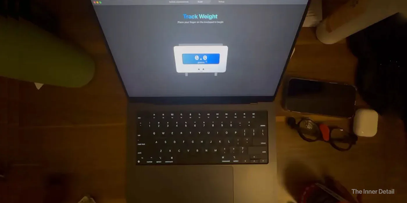How to Turn Your MacBook’s TrackPad into a Weighing Scale!