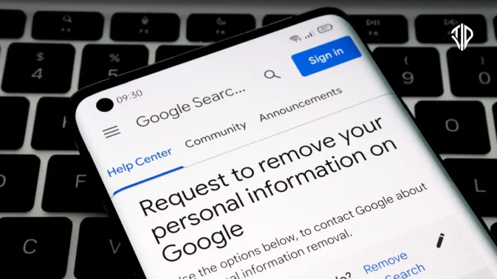 Google personal info removal tool