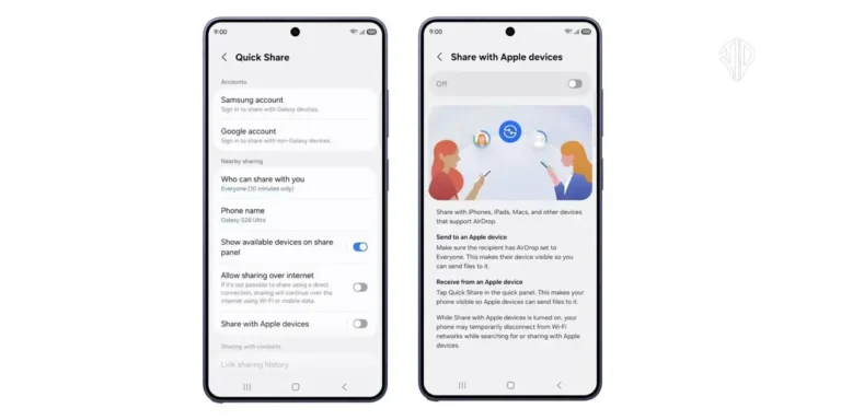 How to Airdrop files from Samsung to Apple