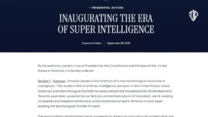 US Government Mandates ‘Super Intelligence’ Rebrand in New Executive Order